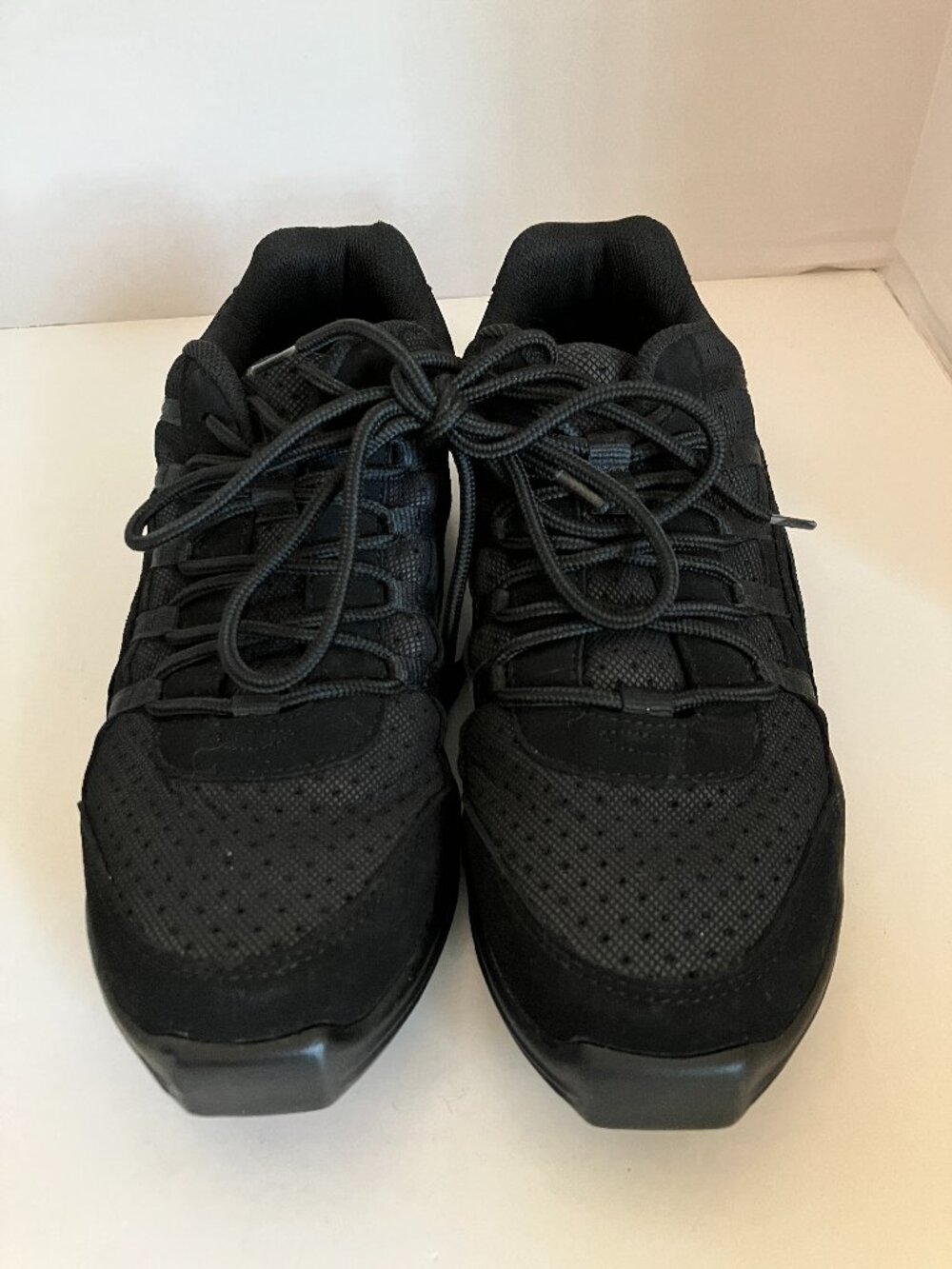 Capezio Black Mesh & Suede Unisex Jazz & Hip Hop, Line Dance Shoes Size 10.5.